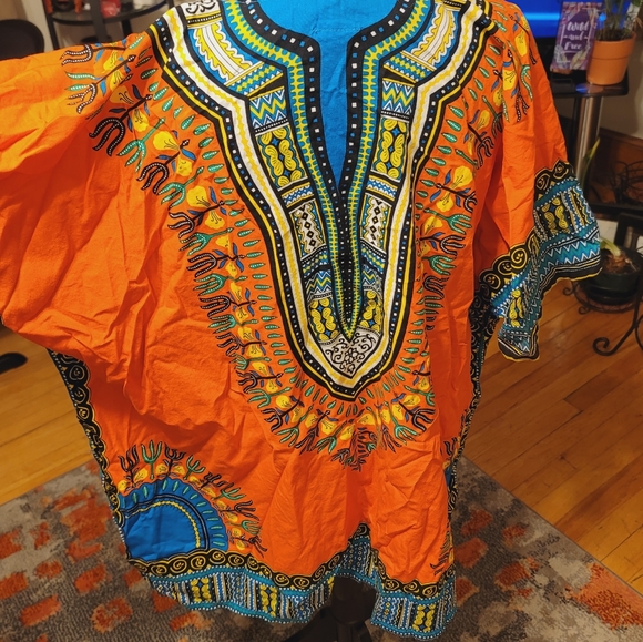 African Shirt Dashiki Print Men or Woman.. - Picture 6 of 11